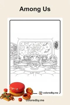 Among Us coloring pages