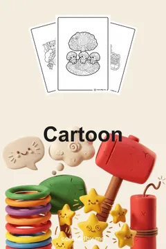 Cartoon coloring pages
