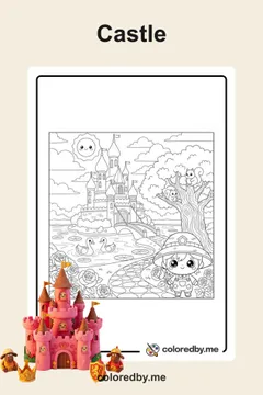Castle coloring pages