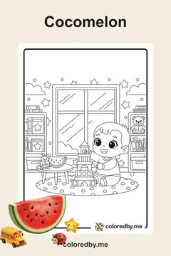 Cocomelon coloring pages