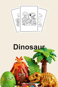 Dinosaur coloring pages