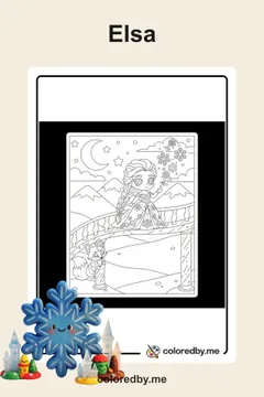 Elsa coloring pages