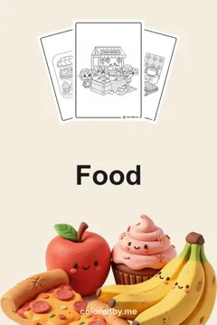Food coloring pages