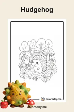 Hudgehog coloring pages