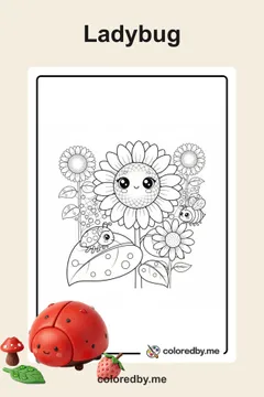 Ladybug coloring pages