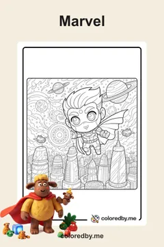 Marvel coloring pages