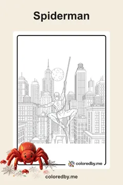 Spiderman coloring pages