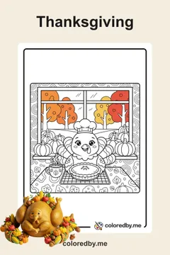 Thanksgiving coloring pages