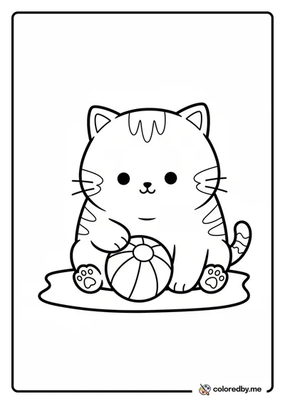 Baby Kitty's First Toy