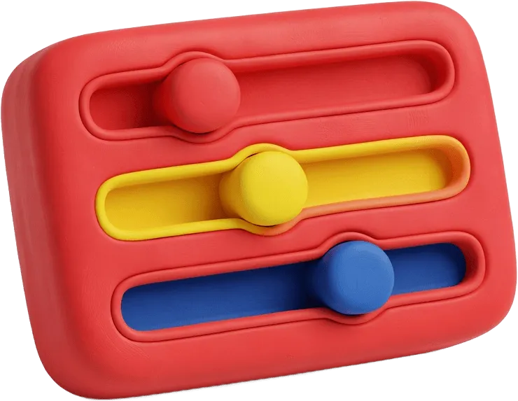 Clay sliders for adjusting coloring page style