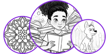 Easy steps to create your coloring page