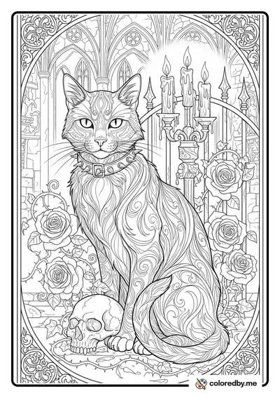 Gothic Whispers: The Shadow Kitty