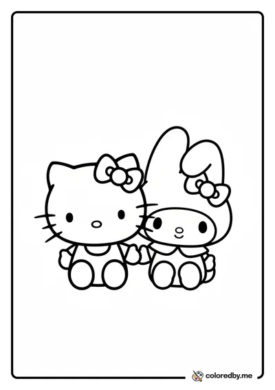 Hello Kitty and My Melody Friends